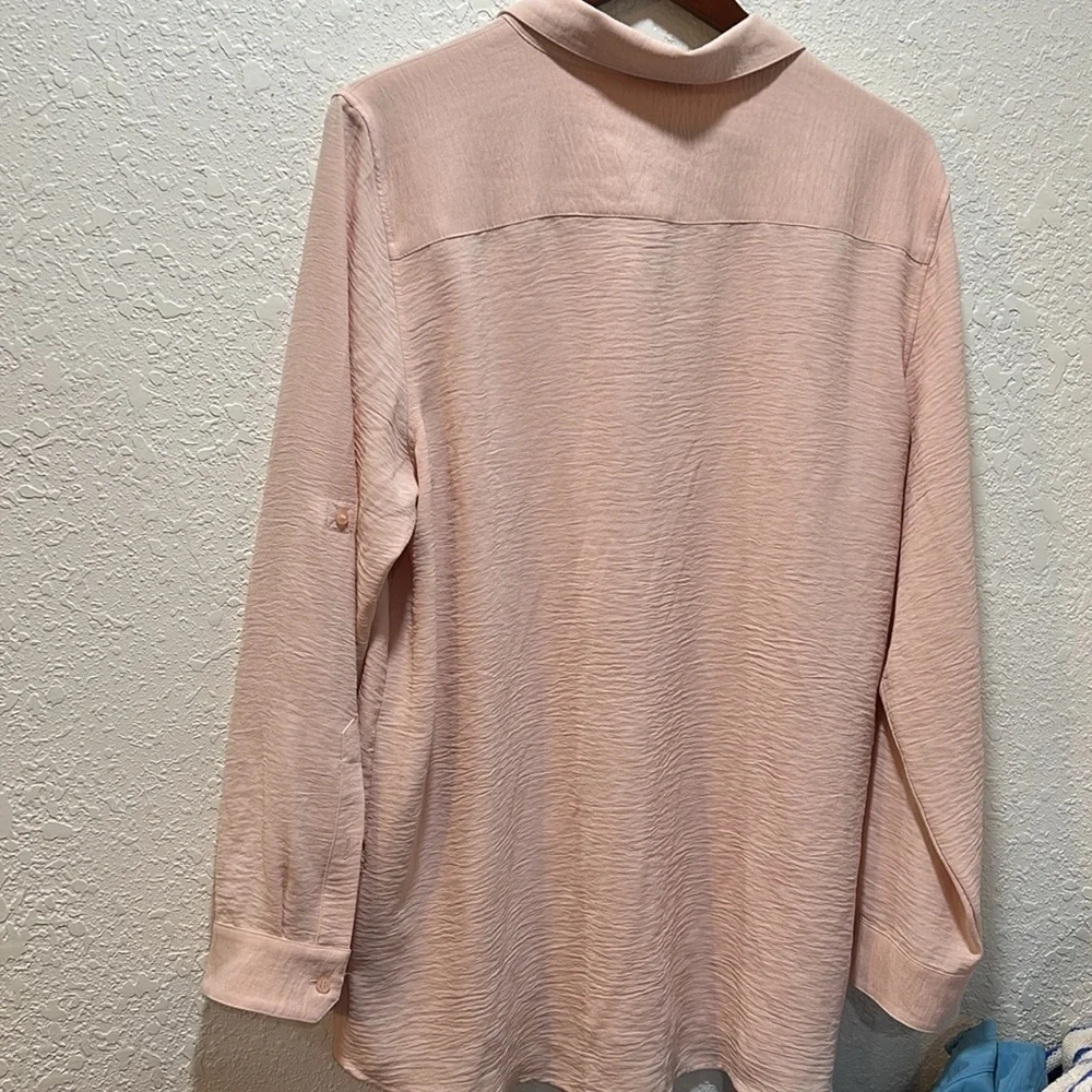 Calvin Klein women’s long sleeve blouse size XL GUC - Picture 5 of 7